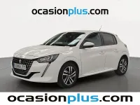 Usado Peugeot 208 Allure 100 CV (73 kW) 2021 Blanco Utilitario