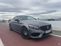 Usado Mercedes C250 AMG line 204 CV (150 kW) 2017 Gris / plata Coupe