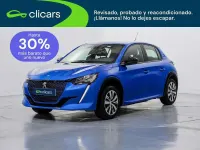 Usado Peugeot e-208 Active 100 kW (136 CV) 2022 Azul Utilitario