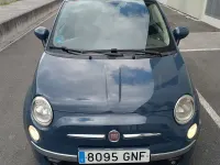 Usado Fiat 500 Lounge 101 CV (74 kW) 2009 Azul Descapotable