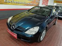 Usado Mercedes SLK200 162 CV (119 kW) 2005 Azul Descapotable