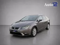 Usado Seat Leon Ecomotive 110 CV (80 kW) 2015 Gris / plata Familiar