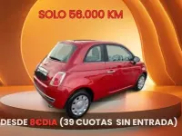 Usado Fiat 500 Lounge 69 CV (50 kW) 2014 Rojo Berlina