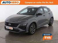 Usado Hyundai Kona N Line 120 CV (88 kW) 2022 Gris SUV