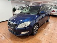 Usado Skoda Fabia 75 CV (55 kW) 2010 Azul Utilitario