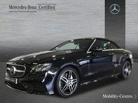 Usado Mercedes E400 AMG line 333 CV (244 kW) 2017 Negro obsidiana Descapotable