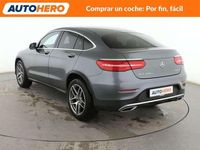 Usado Mercedes GLC220 AMG line 170 CV (125 kW) 2019 Gris Coupe