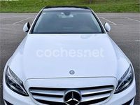 Usado Mercedes C220 AMG line 170 CV (125 kW) 2015 Blanco Familiar