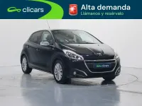 Usado Peugeot 208 Style 82 CV (60 kW) 2016 Negro Utilitario