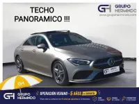 Usado Mercedes CLA200 AMG line 150 CV (110 kW) 2020 Gris / plata Coupe