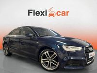 Usado Audi A3 S-Line 116 CV (85 kW) 2019 Azul Berlina