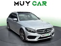 Usado Mercedes C220 170 CV (125 kW) 2018 Gris Familiar