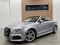 Usado Audi A3 Cabriolet Sport 150 CV (110 kW) 2016 Gris / plata Descapotable