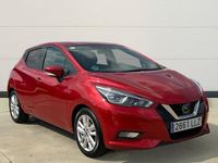 Usado Nissan Micra Acenta 100 HP (73 kW) 2020 Vermelho Citadino