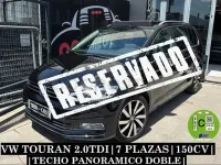 Usado VW Touran Sportline 150 CV (110 kW) 2015 Azul Monovolumen