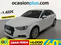 Usado Audi A3 Sportback Design 150 CV (110 kW) 2017 Blanco Utilitario