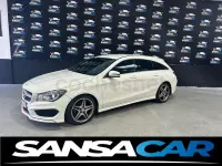 Usado Mercedes CLA200 Shooting Brake AMG line 136 CV (100 kW) 2015 Blanco Familiar