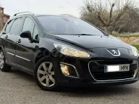 Usado Peugeot 308 SW Active 112 CV (82 kW) 2013 Negro Familiar