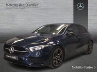 Usado Mercedes A180 AMG line 116 CV (85 kW) 2021 Denim blue  metallic paint Berlina