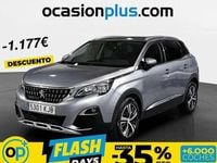 Usado Peugeot 3008 Allure 131 CV (96 kW) 2018 Gris SUV