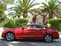 Usado Mercedes E200 184 CV (135 kW) 2014 Rojo Coupe