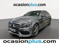Usado Mercedes C220 AMG 170 CV (125 kW) 2018 Gris Familiar