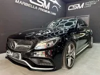Usado Mercedes C63S AMG 510 CV (375 kW) 2018 Negro Berlina