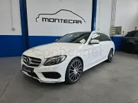Usado Mercedes C220 AMG line 170 CV (125 kW) 2014 Blanco Familiar