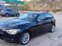 Usado BMW 120 Sport Line 184 CV (135 kW) 2012 Negro Utilitario
