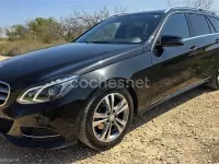 Usado Mercedes E220 Elegance 170 CV (125 kW) 2017 Negro Familiar