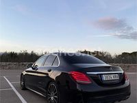 Usado Mercedes C250 AMG line 204 CV (150 kW) 2016 Negro Berlina