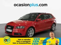 Usado Audi A3 Sportback Ambition 170 CV (125 kW) 2008 Rojo Utilitario