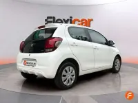 Usado Peugeot 108 Active 72 CV (52 kW) 2019 Blanco Utilitario