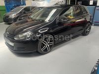 Usado VW Golf VI Highline 102 CV (75 kW) 2009 Negro Utilitario