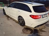 Usado Mercedes C250 AMG line 204 CV (150 kW) 2016 Blanco Familiar