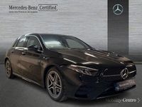 Usado Mercedes A180 AMG line 116 CV (85 kW) 2024 Negro noche Berlina