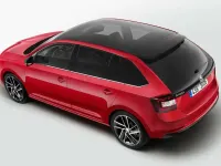 Usado Skoda Rapid Ambition 125 CV (91 kW) 2018 Gris Utilitario