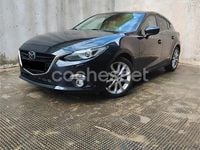 Usado Mazda 3 Luxury 150 CV (110 kW) 2015 Negro Berlina