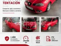 Usado Seat Ibiza Reference 85 CV (62 kW) 2007 Rojo Utilitario