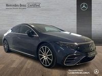 Usado Mercedes EQS580 AMG line 384 kW (523 CV) 2022 Azul sodalita Berlina