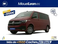 Usado VW Multivan 110 CV (80 kW) 2021 Rojo Monovolumen