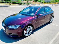 Usado Audi A3 S-Line 150 CV (110 kW) 2015 Granate Berlina