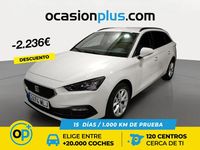 Usado Seat Leon Style 130 CV (95 kW) 2023 Blanco Familiar