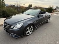 Usado Mercedes E220 Avantgarde 170 CV (125 kW) 2013 Gris / plata Descapotable