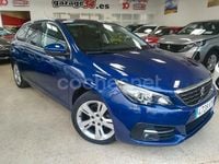 Usado Peugeot 308 SW Access 100 CV (73 kW) 2019 Azul Familiar