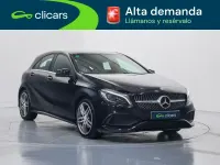 Usado Mercedes A180 109 CV (80 kW) 2017 Negro Utilitario
