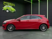 Usado Mercedes A180 AMG line 109 CV (80 kW) 2015 Rojo Utilitario