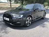 Usado Audi A3 S-Line 110 CV (80 kW) 2015 Negro Berlina