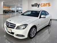 Usado Mercedes C180 156 CV (114 kW) 2012 Blanco Coupe