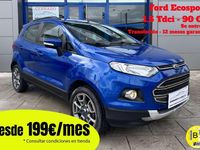 Usado Ford Ecosport Titanium 91 CV (66 kW) 2014 Azul SUV